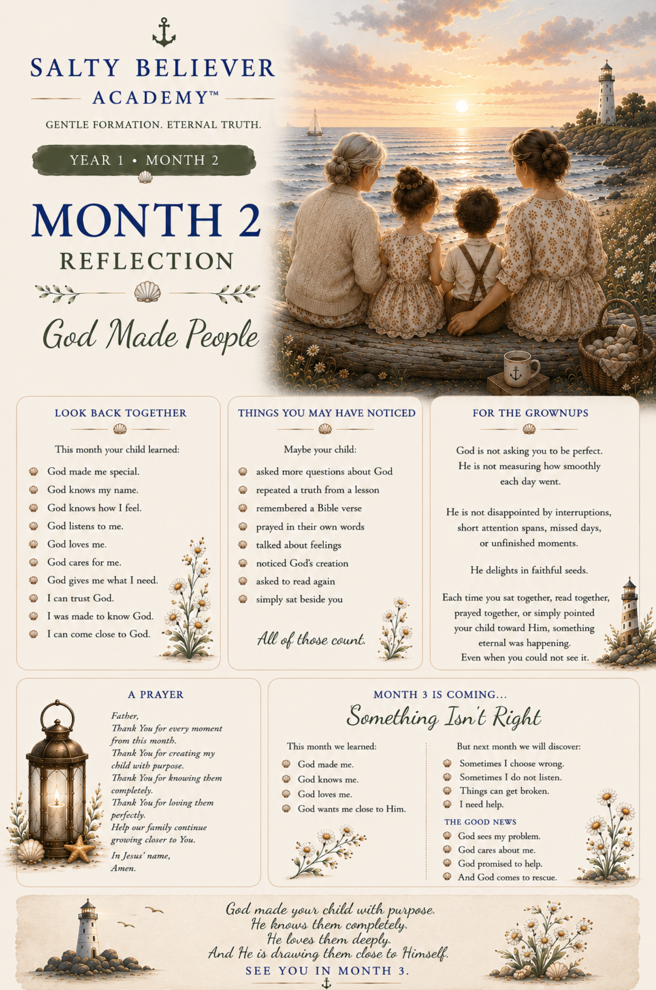 Salty Believer Academy™ Month 2: God Made People