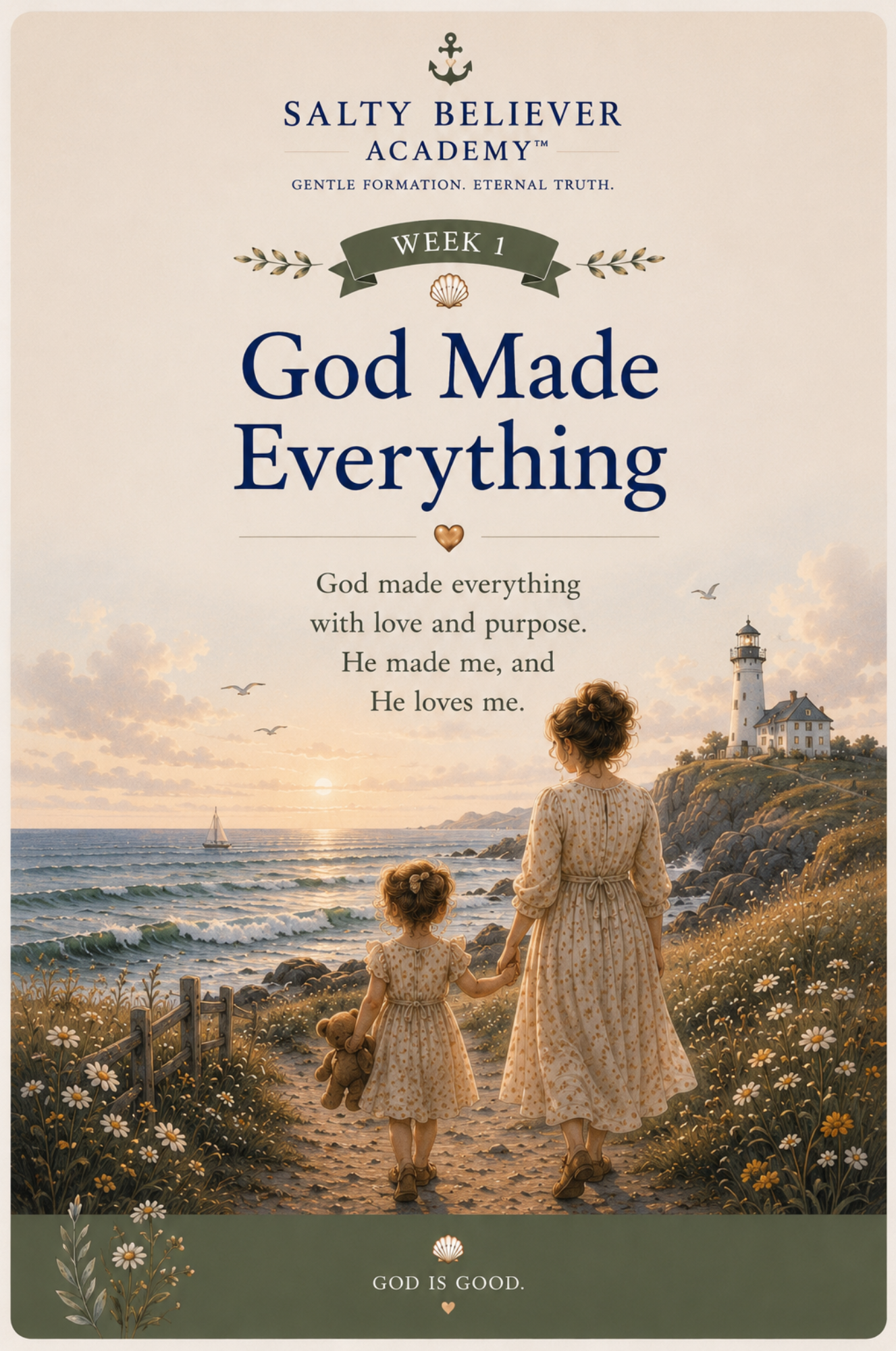 Salty Believer Academy™ Month One: God the Creator and King